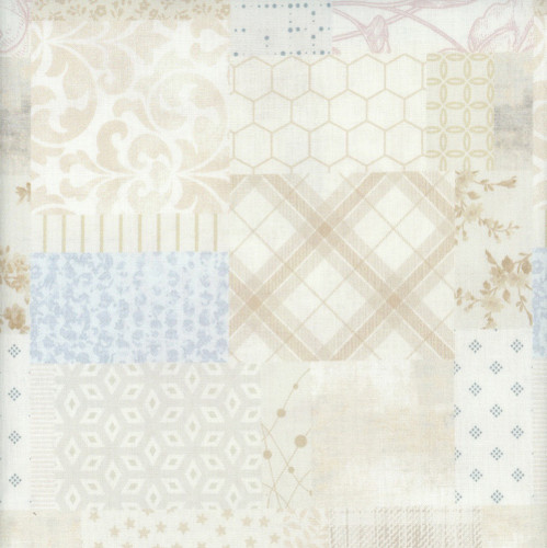 Studio E Fabrics Fabrics Pieces of America Lilac Bee Designs Cream PatchWork