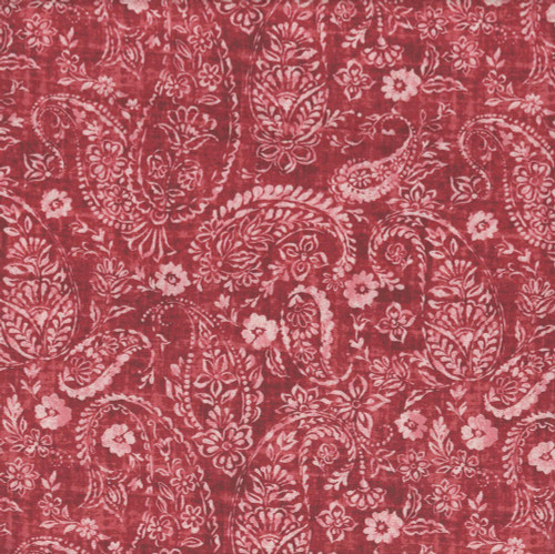 Studio E Fabrics Fabrics Pieces of America Lilac Bee Designs Ruby Red Paisley