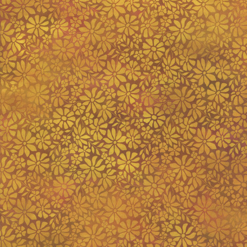 In The Beginning Fabrics Dear Clara Jason Yenter Yellow Gold Field Flowers