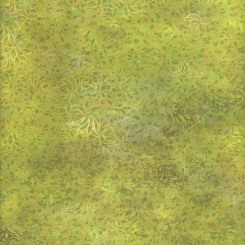 In The Beginning Fabrics Dear Clara Jason Yenter Lime Green Enchant Floral Fractured Blooms