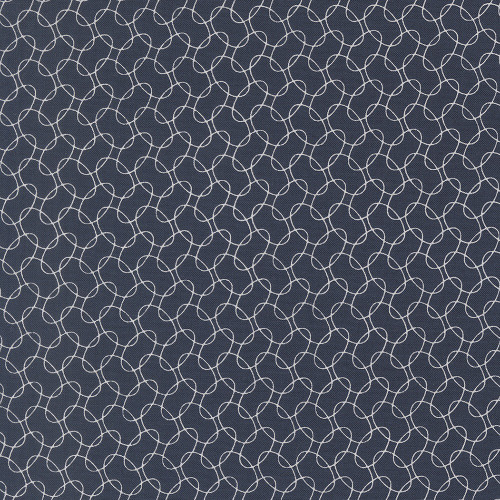 Moda Fabrics American Gatherings Primitive Gatherings Patriotic Knots Intertwine American Blue Blue