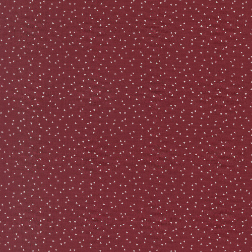 Moda Fabrics American Gatherings Primitive Gatherings Americana Confetti Deep Crimson Red