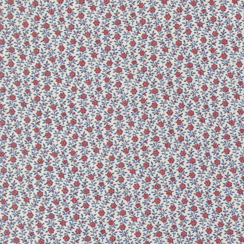 Moda Fabrics American Gatherings Primitive Gatherings Berry Floral Cloud Cream