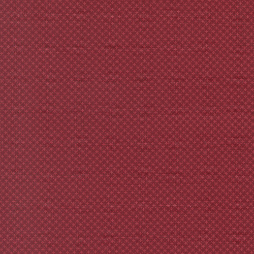 Moda Fabrics American Gatherings Primitive Gatherings Cross Stitch Deep Crimson Red