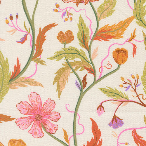 Moda Fabrics Floral Fondant Linn Warme Nouveau Floral Vine Cloud