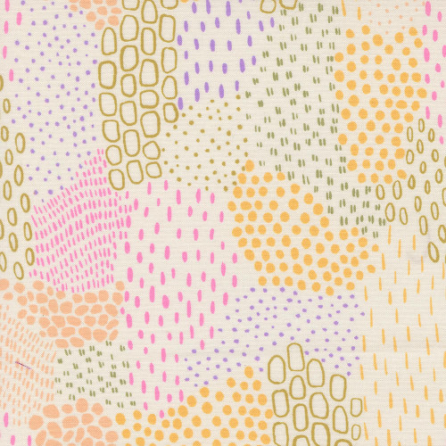 Moda Fabrics Floral Fondant Linn Warme Flower Garden Plots Cloud Cream