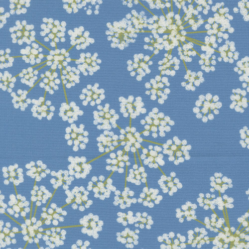 Moda Fabrics Garden Series Katharine Watson Fennel Floral Sky Blue