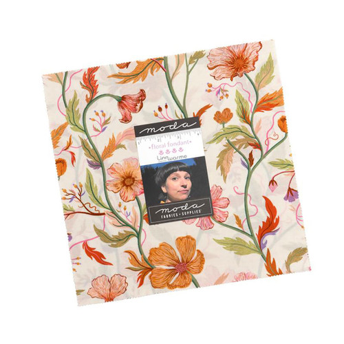 Moda Fabrics Floral Fondant Linn Warme Layer Cake 42 Ten Inch Squares