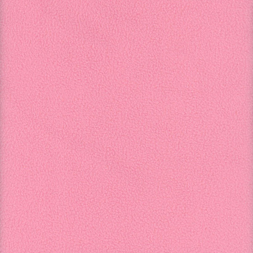 Windham Fabrics Winterfleece Rose Pink Solid Velour Polar Fleece, pink fleece fabric with a soft, plush texture.