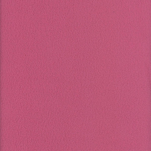 Windham Fabrics Winterfleece New Rose Solid Velour Polar Fleece, pink textured fleece fabric with a soft velour finish.