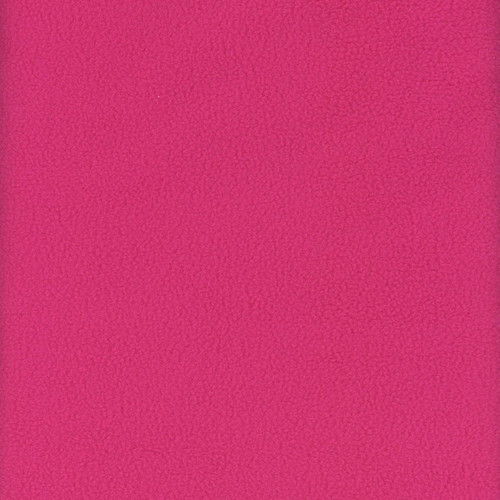 Windham Fabrics Winterfleece Hot Pink Solid Velour Polar Fleece, vibrant bright pink fabric with a soft, textured fleece surface.