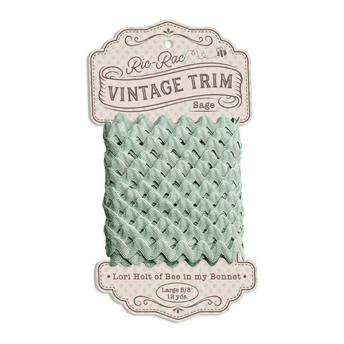 Riley Blake Fabrics Lori Holt Vintage Trim Large Sage