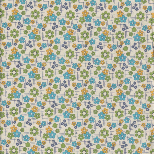 Riley Blake Fabrics Farmer's Daughter by Lori Holt Chicken Tracks Background Tea Rose Pink