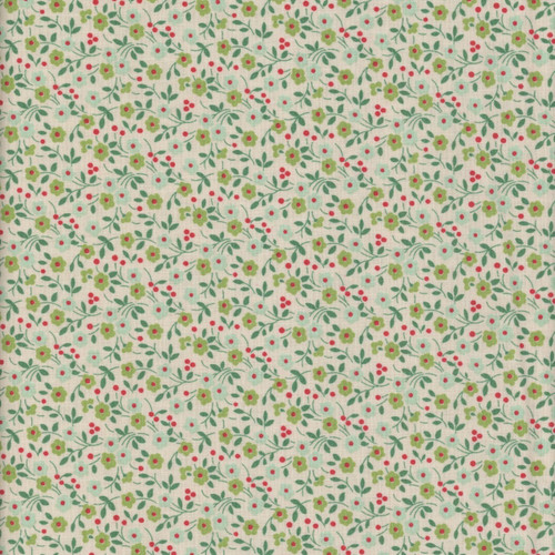 Riley Blake Fabrics Farmer's Daughter by Lori Holt Floral Sage Green