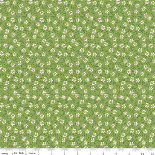 Riley Blake Fabrics Farmer's Daughter by Lori Holt Bonnet Thyme Green