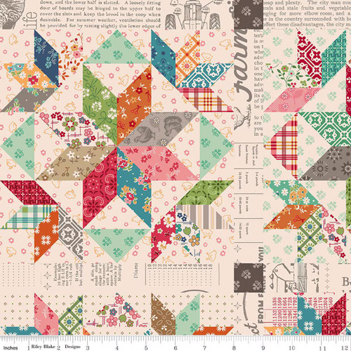 Riley Blake Fabrics Farmer's Daughter by Lori Holt 57/58" Home Dec Multi