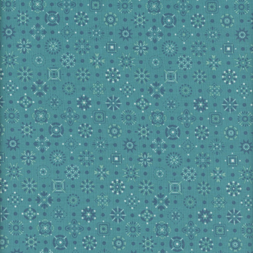 Riley Blake Fabrics Farmer's Daughter by Lori Holt Handmade Raindrop Blue