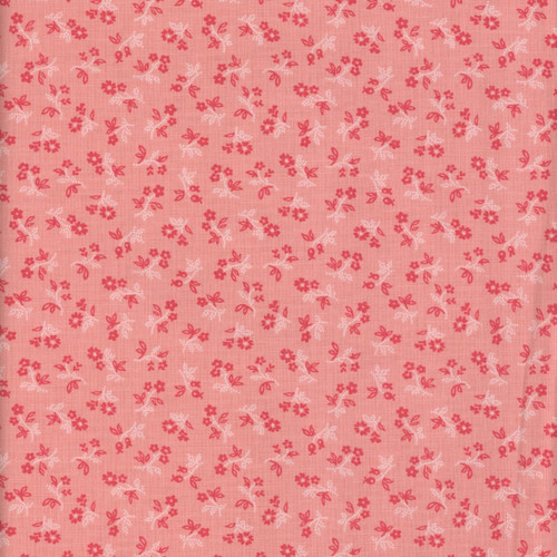 Riley Blake Fabrics Farmer's Daughter by Lori Holt Vintage Coral Pink