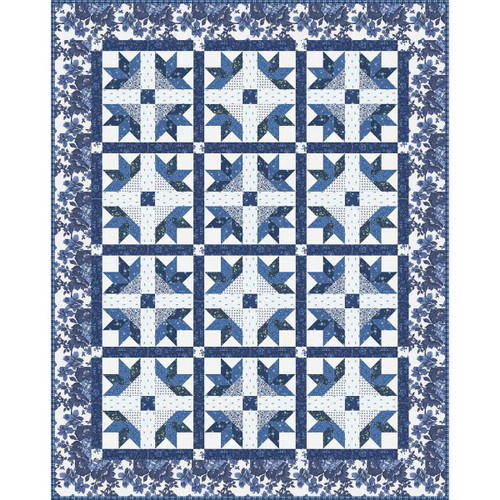 Moda Fabrics Blueprint Hamptons Quilt Kit