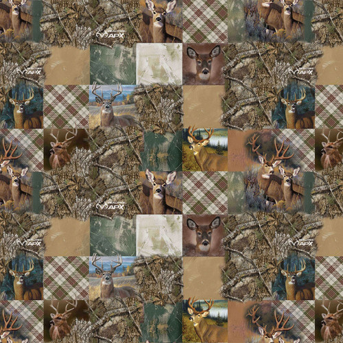 Sykel Enterprises Fabrics Realtree Apex Camo Patchwork Camoflauge
