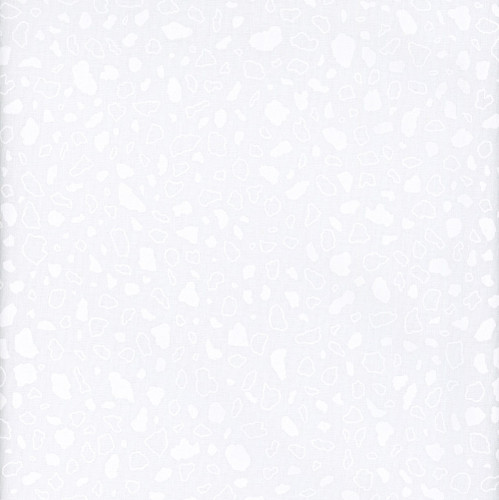 Wilmington Prints Fabrics Garden Whispers  Pebble White on White