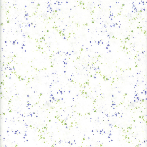 Wilmington Prints Fabrics Floral Flutter Susan Winget Splatter White