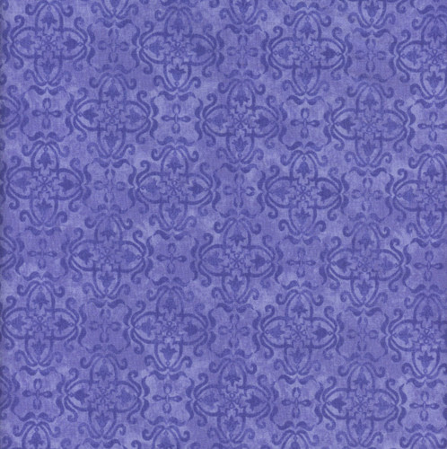 Wilmington Prints Fabrics Floral Flutter Susan Winget Damask Purple