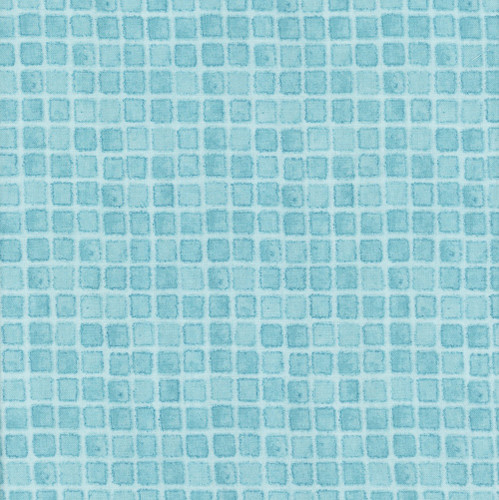 Wilmington Prints Fabrics Gentle Meadow Lola Molina Checker Light Teal