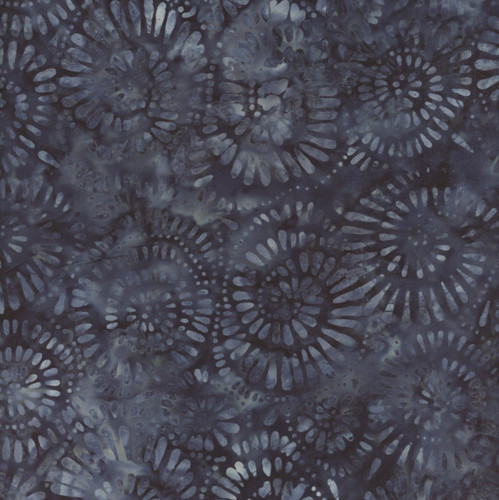 Wilmington Prints Fabrics Forest Trails Wilmington Batiks Swirly Seeds Blue