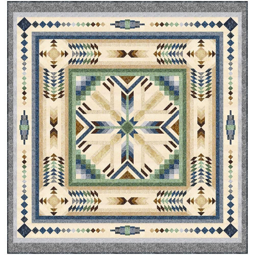 Wilmington Prints Fabrics Forest Trails Wilmington Batiks Queen Size Quilt Kit