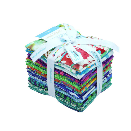 Riley Blake Fabrics Bold in Bloom Batiks Fran Morgan 24 Fat Quarters