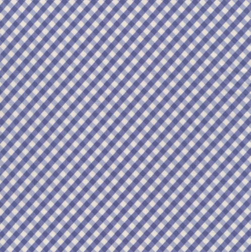 Riley Blake Fabrics Hydrangeas in the Garden Jennifer Bosworth Periwinkle Blue Gingham Check