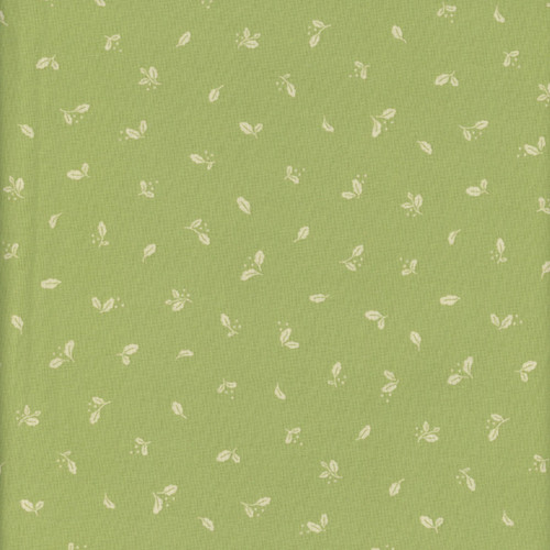 Riley Blake Fabrics Virginia Rose Katherine Lenius Green Leaflet