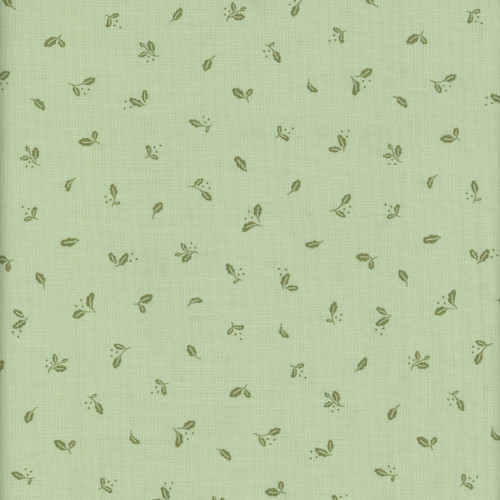 Riley Blake Fabrics Virginia Rose Katherine Lenius Mint Green Leaflet