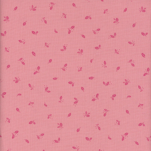 Riley Blake Fabrics Virginia Rose Katherine Lenius Pink Leaflet