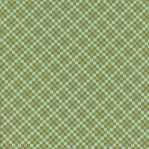 Riley Blake Fabrics Virginia Rose Katherine Lenius Green Patchwork Checkerboard