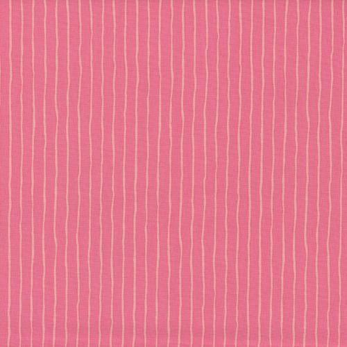 Riley Blake Fabrics Virginia Rose Katherine Lenius Pink Wavy Stripe