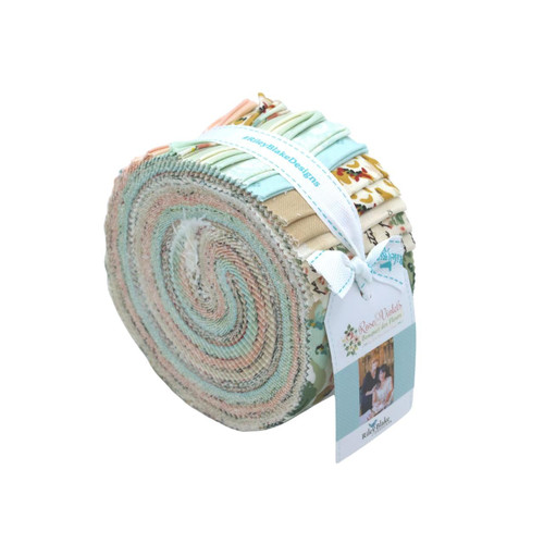 Riley Blake Fabrics Rose & Violet's Bouquet des Fleurs Rollie Polie Jelly Roll Strips