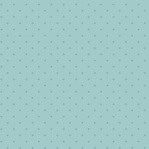 Riley Blake Fabrics Rose & Violet's Bouquet des Fleurs Blue Cream Quatrefoil Dots