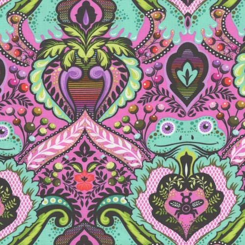 <p>FreeSpirit Fabrics Prince Charming Deja Vu by Tula Pink Frog Prince Gumball</p>