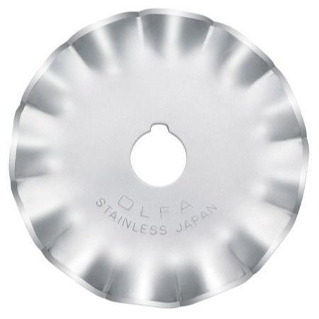 Olfa 45mm Rotary Cutter Wavy Blade 1 Count