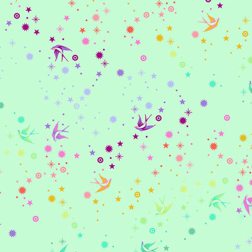 Free Spirit Fabrics True Colors Tula Pink Fairy Dust Mint