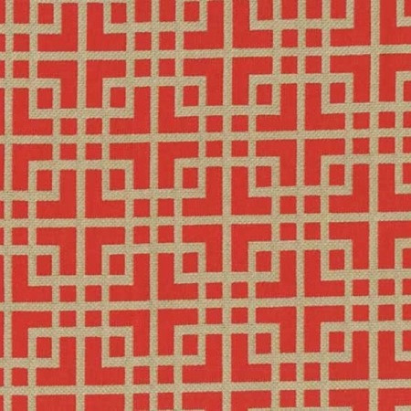 P Kaufman Firecracker Locked Woven Chippendale Fre