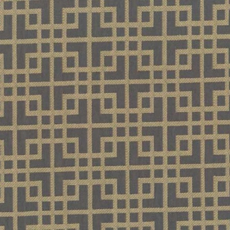 P Kaufman Smoke Locked Woven Chippendale Fret