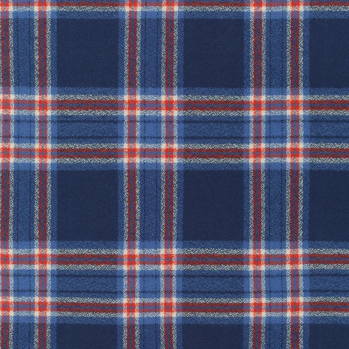 Robert Kaufman Fabrics Mammoth Flannel Plaids Americana Windowpane. Mammoth Flannel by Robert Kaufman Fabrics features soft and plush 2 ply flannel plaids. Premium 44 inch wide cotton woven plaid quilting fabric by the yard. 6.4 ounces per square yard.