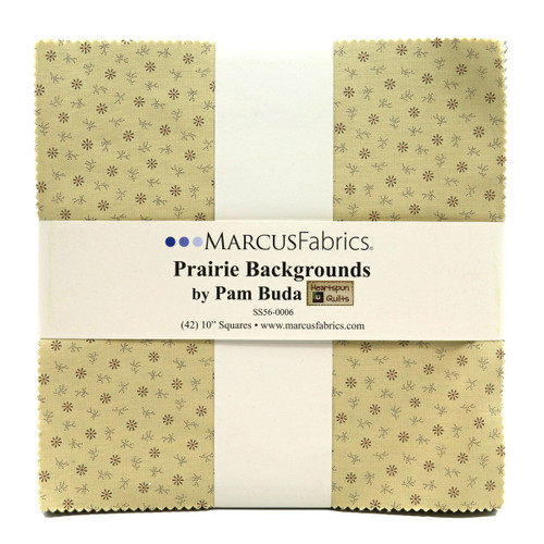 Marcus Fabrics Prairie Backgrounds Pam Buda 10 Inch Squares