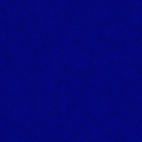 Timeless Treasures Fabrics Sapphire Blue Twirl Textured Dotty Spiral
