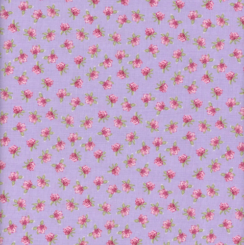 Lumin Fabrics White Owl Sweet Honey Bee Chad Barrett Clover Blooms Pink Purple