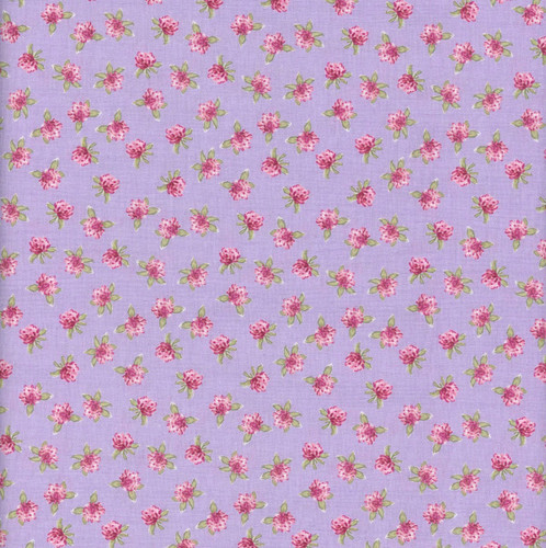 Lumin Fabrics White Owl Sweet Honey Bee Chad Barrett Clover Blooms Pink Purple