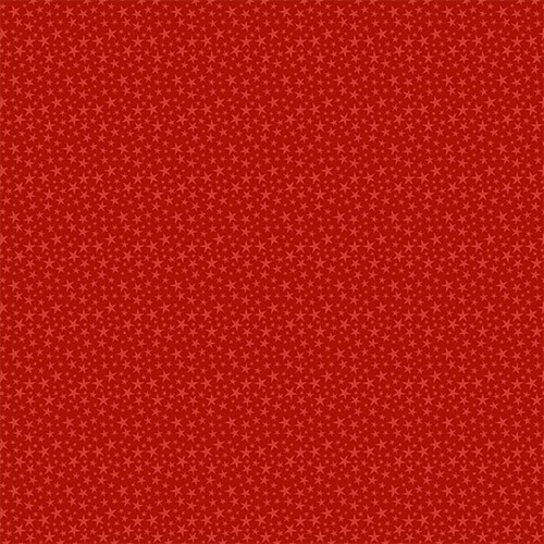 Lumin Fabrics White Owl Stars and Stripes Jennifer Ellory Multiple Stars Red